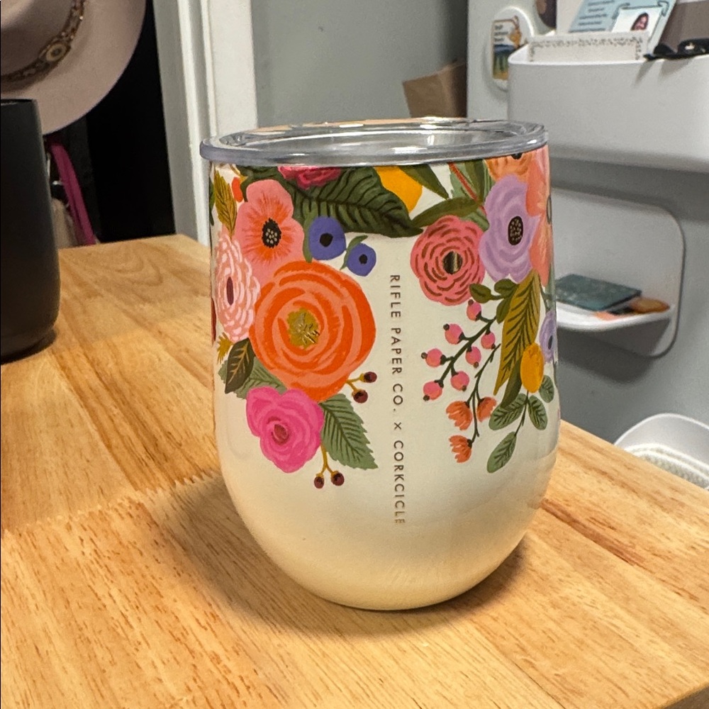 Rifle Paper Co x Corkcicle Floral Insulated Tumbler with Lid